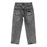 MOSCHINO jeans tinta unita con 5 tasche Nero per Bambina HAP069 NERO MOSCHINO 