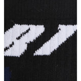 Dsquared2 Calzini Tinta Unita Con Logo Nero Per Bambino