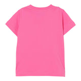 Moschino T-Shirt Girocollo Tinta Unita con Stampa per Neonata MUM04DL ROSA MOSCHINO 