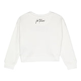 JOHN RICHMOND felpa tinta unita girocollo con stampa Bianco per Neonata RGA24053FEX BIANCO JOHN RICHMOND 