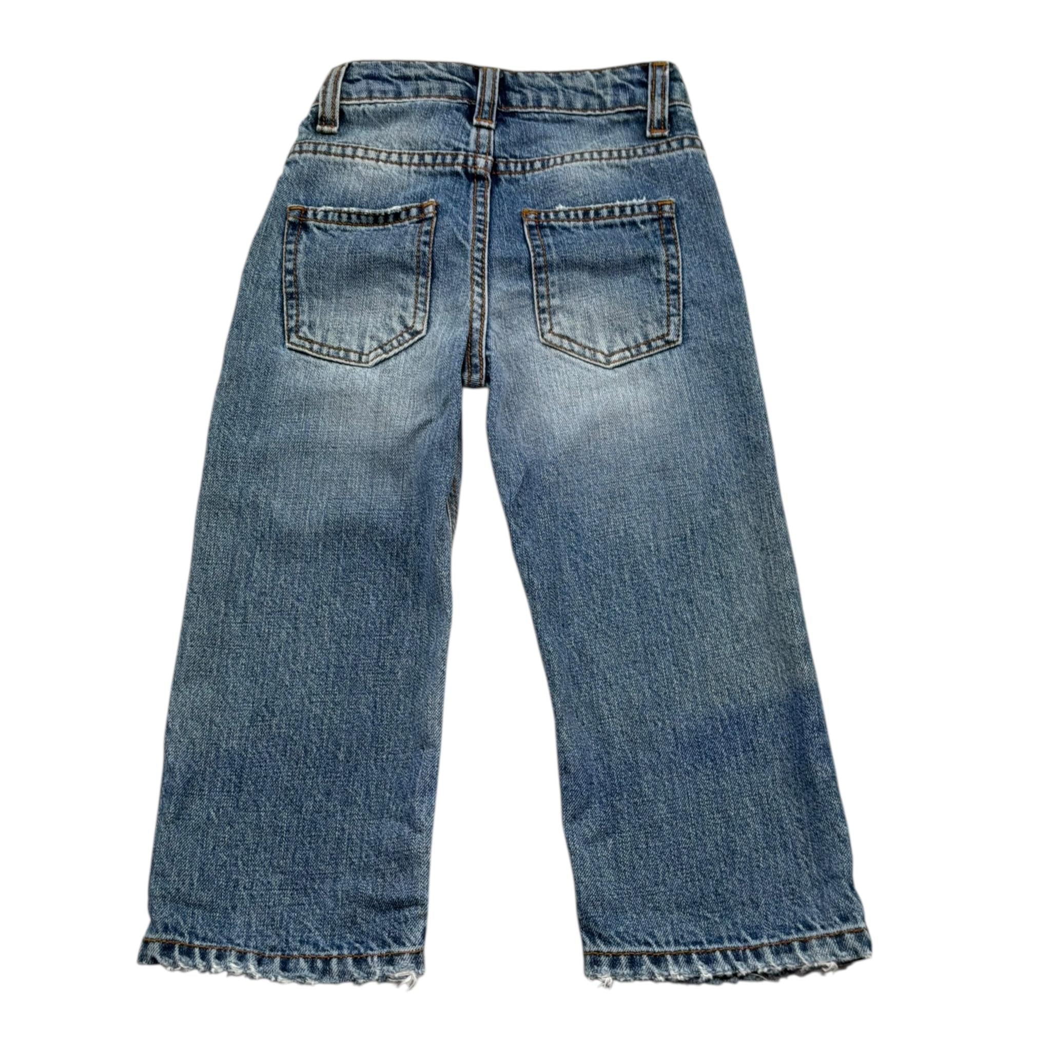 Just Cavalli Jeans Tinta Unita con Strappi per Neonato JIP26138JE BLU JUST CAVALLI 