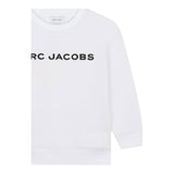 MARC JACOBS felpa girocollo tinta unita con stampa Bianco per Neonato W60319N BIANCO MARC JACOBS 