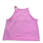 Moschino Canotta Tinta Unita con Stampa per Bambina HDM06Z ROSA MOSCHINO 