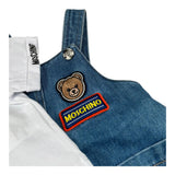 Moschino Completo 2 Pezzi T-Shirt-Salpette per Neonato MUG01R BIANCO MOSCHINO 