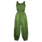 Marc Ellis Completo 2 Pezzi Top-Pantalone Tinta Unita per Bambina JMJTP01240 VERDE MARC ELLIS 