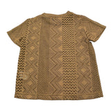 Mood_One T-Shirt Tinta Unita Traforata per Bambino T-SHIRT02BABY MARRONE MOOD_ONE 