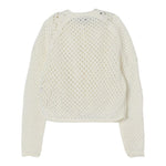 Il Gufo Cardigan Tinta Unita Traforato per Bambina P25GF440EM109J PANNA IL GUFO 