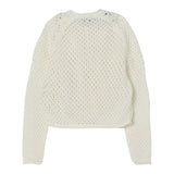 Il Gufo Cardigan Tinta Unita Traforato per Bambina P25GF440EM109J PANNA IL GUFO 