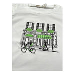 Liu Jo T-Shirt Girocollo Tinta Unita con Stampe per Neonata KA5084NX BIANCO LIU JO 