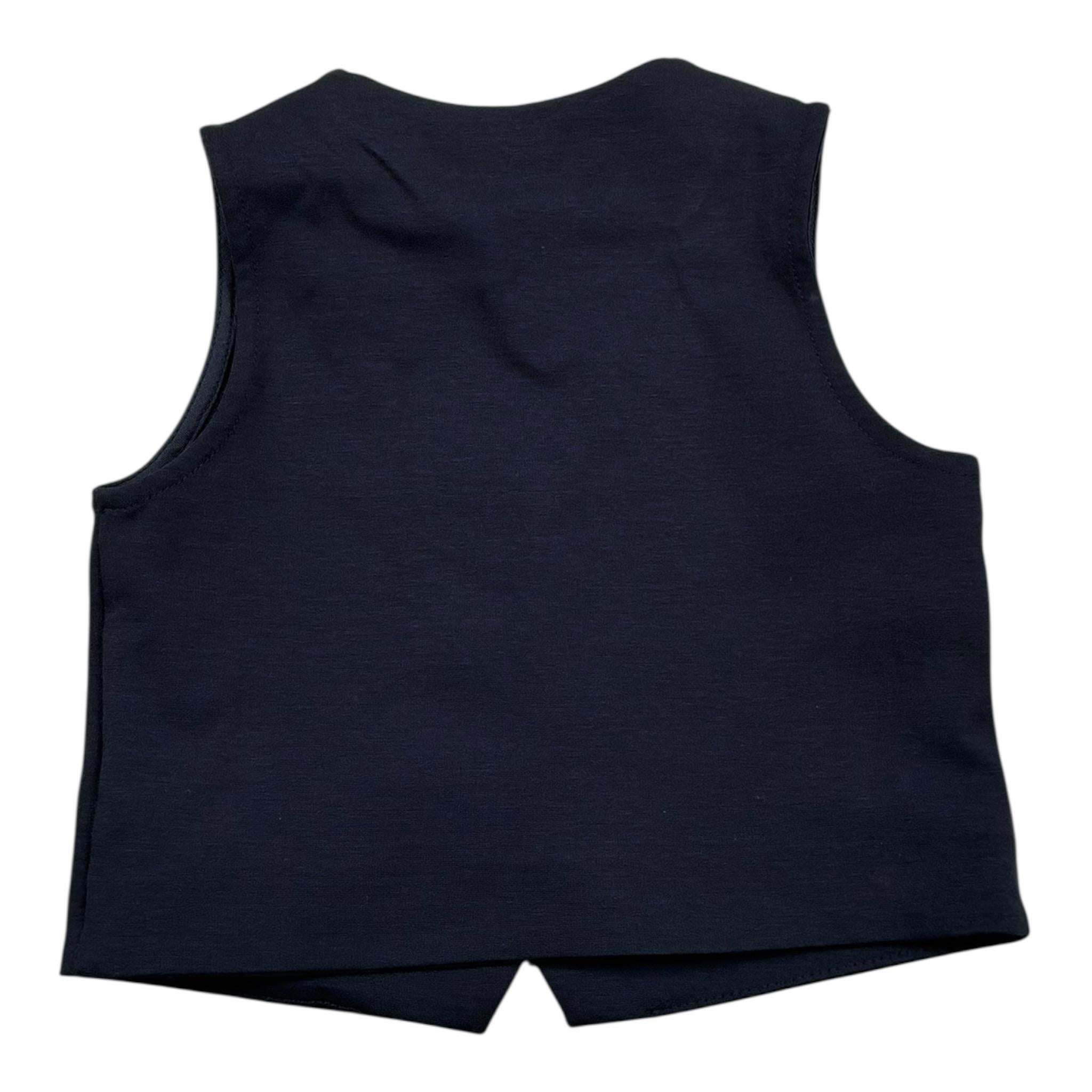 Le Bebe' Gilet tinta unita con Bottoni Blu per Neonato LBB4554 BLU LE BEBE' 