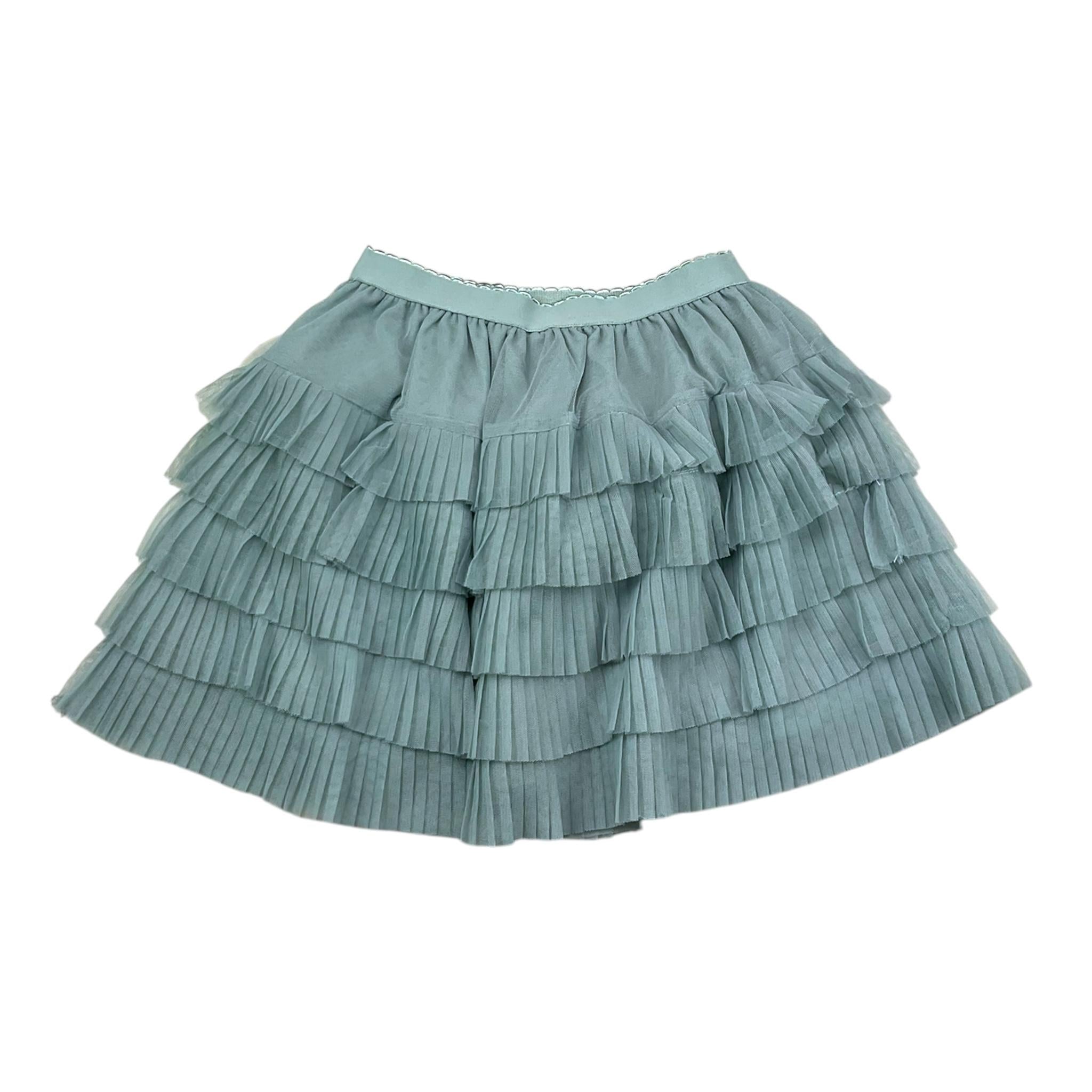 MAYORAL gonna tinta unita con tulle Verde per Bambina 4902X VERDE MAYORAL 