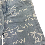 Stella Mccartney Bermuda In Denim Tinta Unita con Stampa per Bambino TU6649 AZZURRO STELLA McCARTNEY 