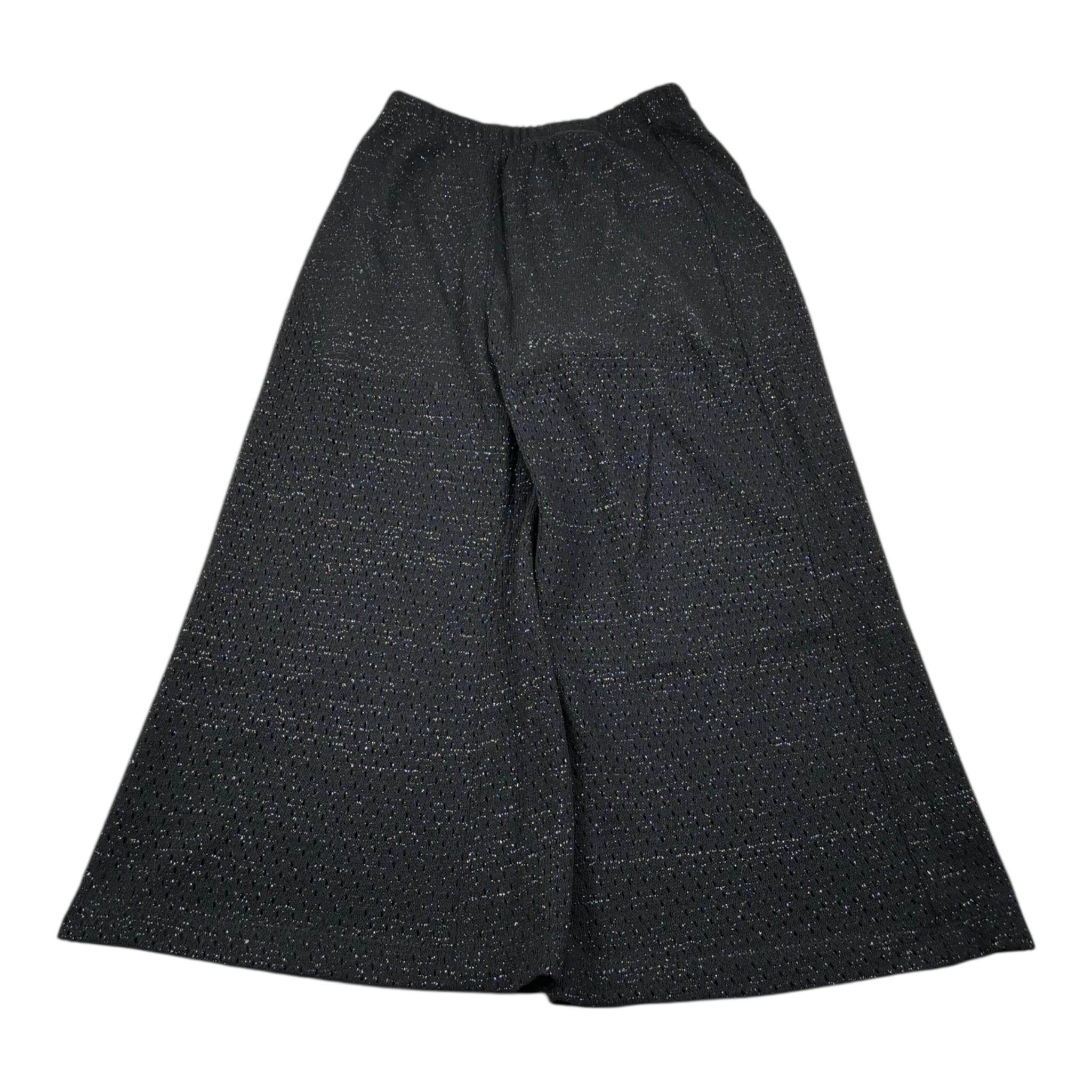 Caffe' D'Orzo Pantalone Modello A Palazzo Tinta Unita per Bambina ZW6A40 NERO CAFFE' D'ORZO 