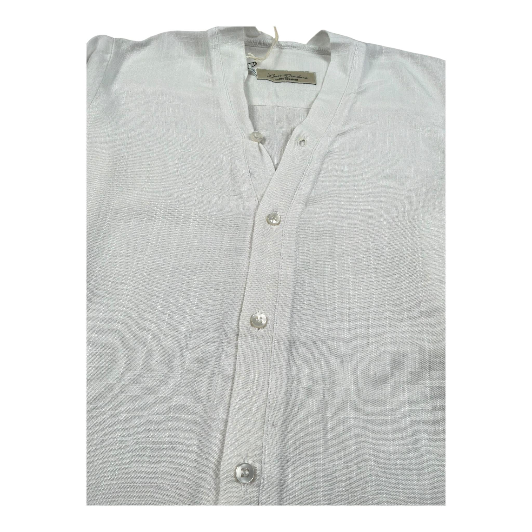 Louis Dieudonne' Camicia Manica Lunga Tinta Unita per Neonato TULELEGN BIANCO LOUIS DIEUDONNE' 