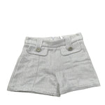 Fun & Fun Short Tinta Unita con Girovita Regolabile per Bambina FNCBSO01032 ARGENTO FUN & FUN 