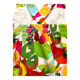 Agatha Ruiz Abito Giromanica Stampa Fantasia Multicolor Per Neonata