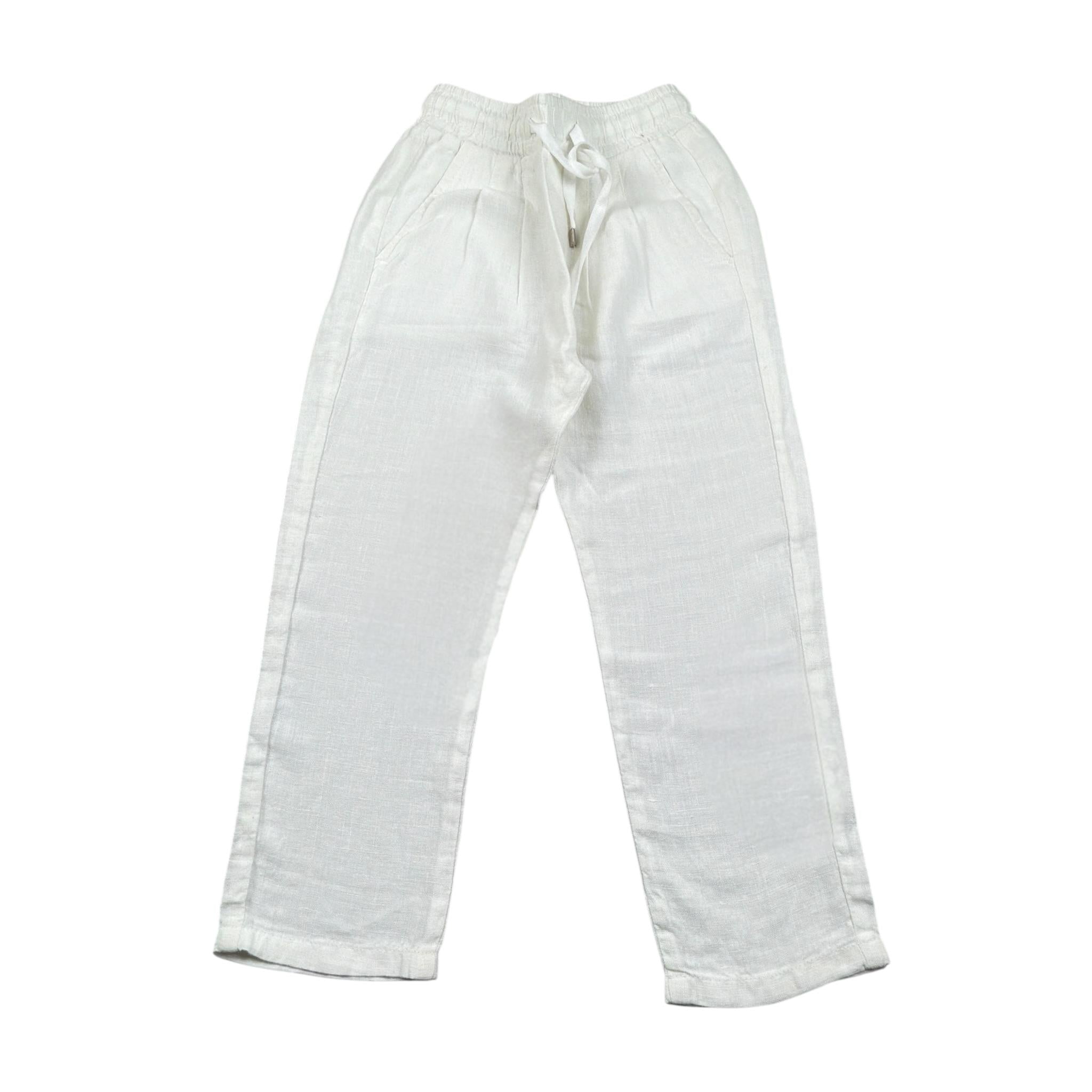 Numbers Pantalone tinta unita con Elastico In Vita Bianco per Bambino DDD BIANCO NUMBERS 