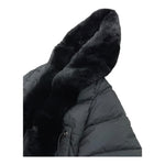 PINK BABY giubbino tinta unita con cappuccio Nero per Bambina 8039 NERO PINK BABY 