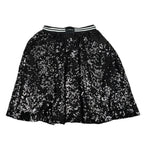 John Richmond Gonna Tinta Unita con Paillettes per Bambina RGP26195GO NERO JOHN RICHMOND 