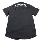 Iceberg Camicia Mezza Manica Tinta Unita con Logo per Bambino CMICE4103J NERO ICEBERG 