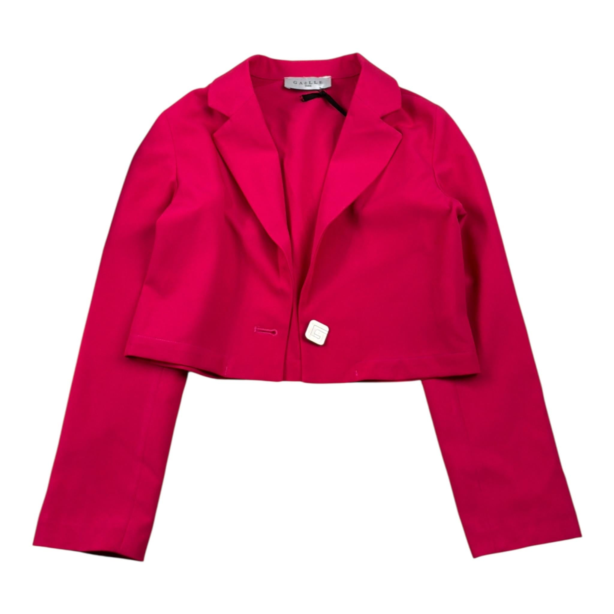 Gaelle Giacca tinta unita Modello Crop Fuxia per Bambina 2745JY00450 FUXIA GAELLE 