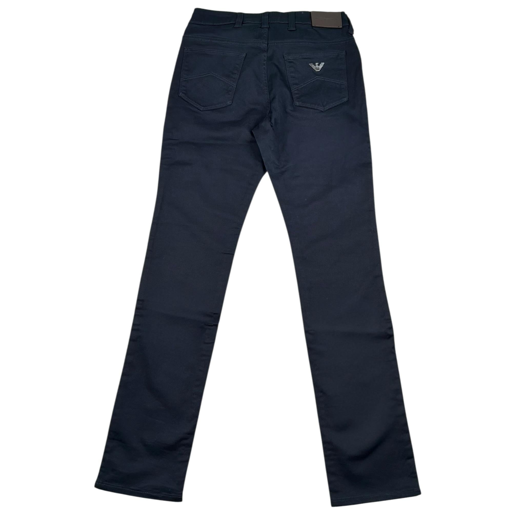 Emporio Armani Pantalone Tinta Unita con Logo per Bambino 8N4J06X BLU EMPORIO ARMANI 