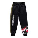 SPRAYGROUND pantalone tuta tinta unita con stampa in contrasto Nero per Bambino SPY1202 NERO SPRAYGROUND 