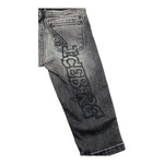 ICEBERG jeans tinta unita con logo e girovita regolabile Nero per Neonato PTICE5303BN NERO ICEBERG 