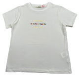 Vicolo T-Shirt Girocollo Tinta Unita con Stampa per Bambina 3146M00310 PANNA VICOLO 