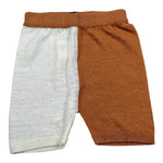 Maglifici di Verona Bermuda In Filo Bicolore per Neonato 045359 BIANCO/MARRONE MAGLIFICI DI VERONA 