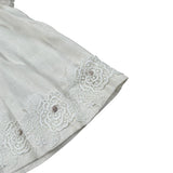 Marlu' Abito Mezza Manica Titna Unita con Culotte per Neonata EP1217MUXX BIANCO MARLU' 