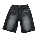 Iceberg Bermuda In Denim Tinta Unita per Bambino BMICE5102J NERO ICEBERG 