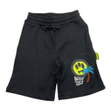 Barrow Kids Bermuda In Tuta Tinta Unita Con Stampa Nero Per Bambino