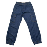 Trussardi Jeans Tinta Unita con Elastico In Vita per Bambino TBP26052PA BLU TRUSSARDI 