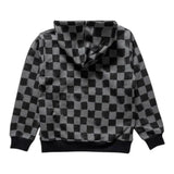 SPRAYGROUND felpa chiusa con cappucci fantasia quadretti Grigio per Bambino SPY1151 GRIGIO SPRAYGROUND 