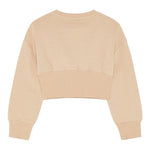 PATRIZIA PEPE felpa chiusa girocollo tinta unita  Beige per Bambina 7M0870X BEIGE PATRIZIA PEPE 