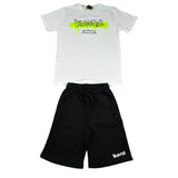 Disclaimer Completo 2 Pezzi T-Shirt-Bermuda Bicolore per Bambino 25EDK58477 BIANCO/NERO DISCLAIMER 