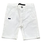 Daniele Alessandrini Bemruda tinta unita con Girovita Regolabile Bianco per Neonato 129P0834 BIANCO DANIELE ALESSANDRINI 