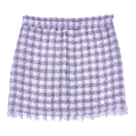 Monnalisa Gonna Tinta Unita con Microfantasia per Neonata 11C706N LILLA MONNALISA 