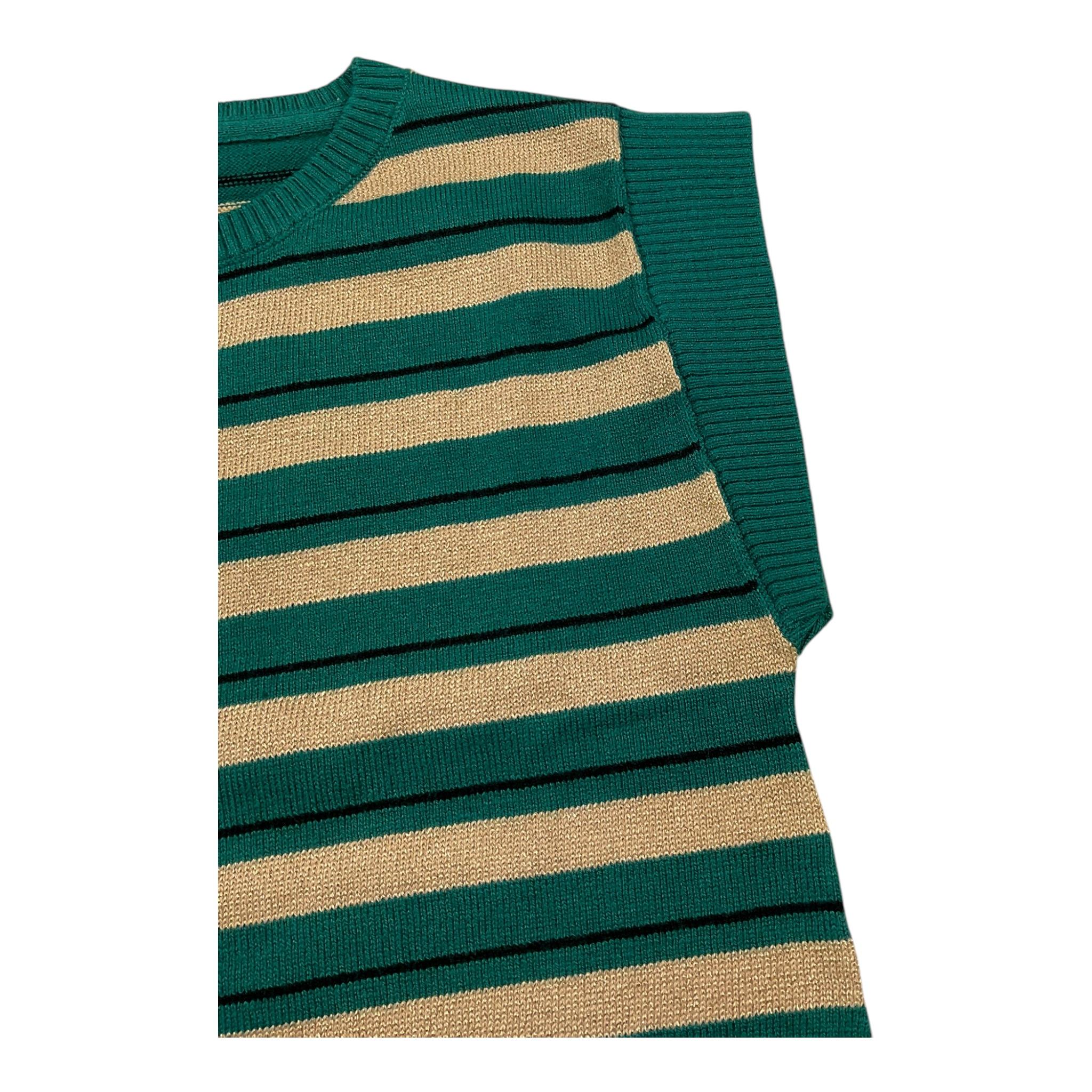 BOBOLI gilt girocollo fantasia a righe Verde per Bambina 729446 VERDE BOBOLI 