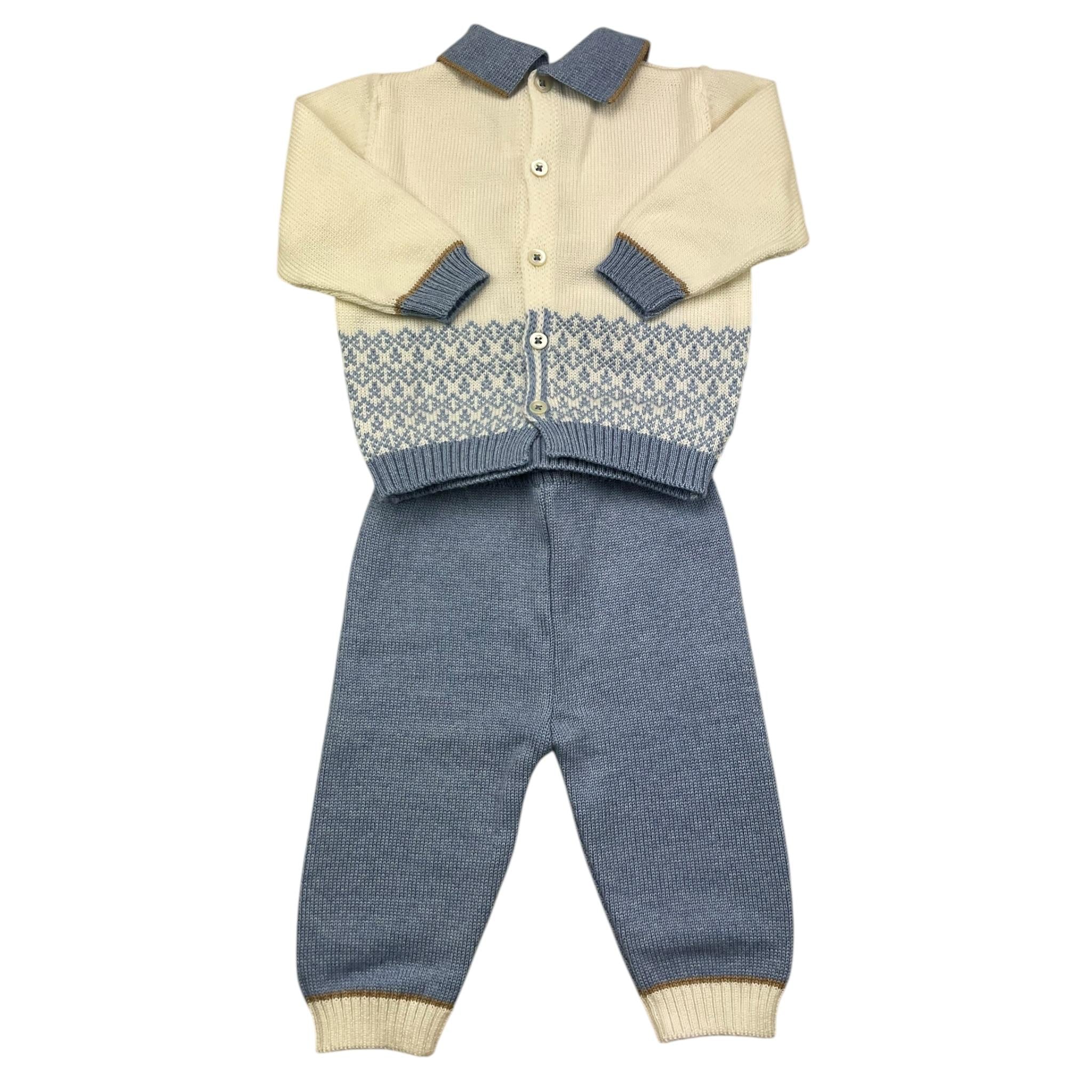 COLORI CHIARI completo 2 pezzi maglia-pantalone  Azzurro per Neonato MF217764 AZZURRO COLORI CHIARI 