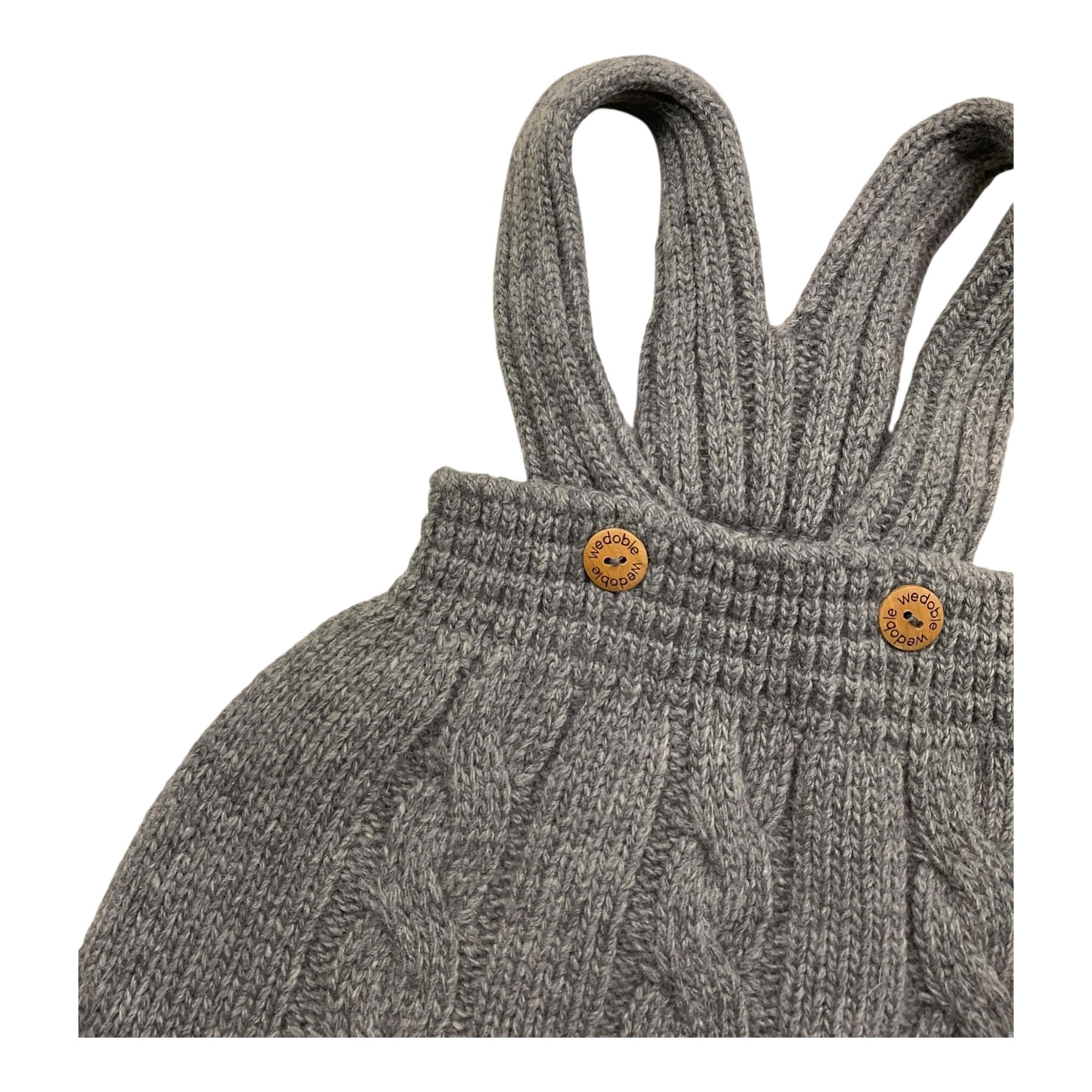 WEDOBLE pagliaccetto tinta unita con bretelle Grigio per Neonato I2404305B09 GRIGIO WEDOBLE 