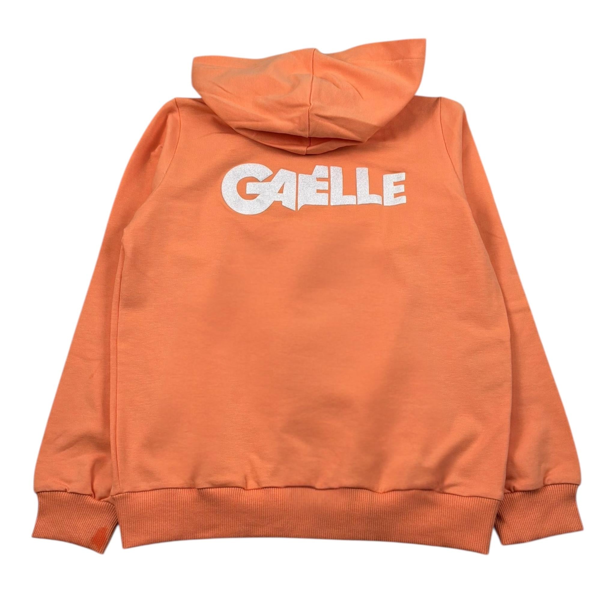 Gaelle Complet 2 Pezzi Felpa con Zip E Cappuccio-Short per Bambina 2745F00384 ARANCIONE GAELLE 