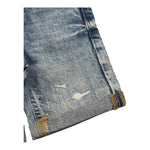 Guess Bermuda In Denim Tinta Unita con Girovita Regolabile per Neonato N5GD00D41E0 AZZURRO GUESS 