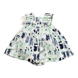 Mini Banda Completo 2 Pezzi Abito tinta unita-Cappello Bianco per Neonata 3B782X BIANCO MINI BANDA 