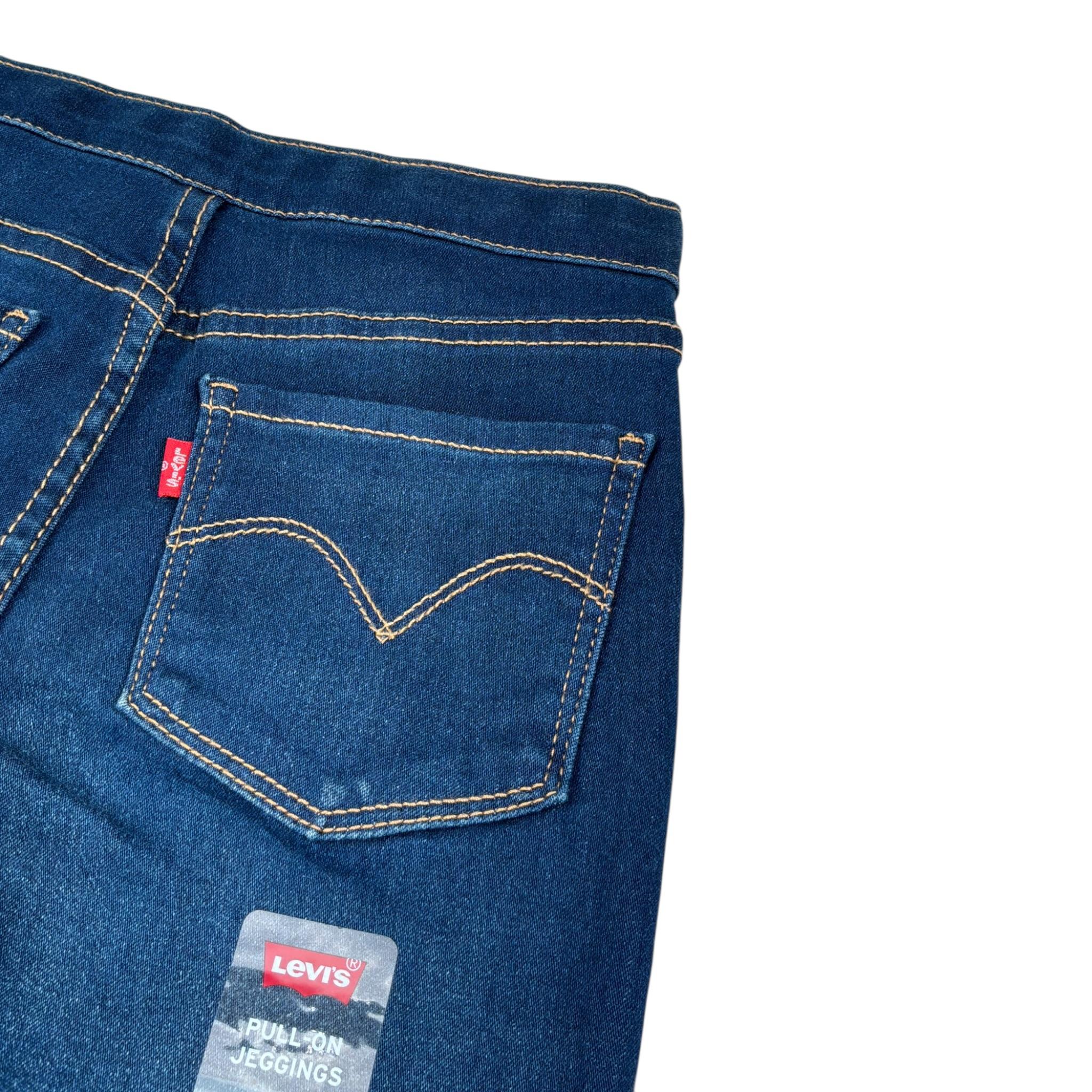 Levi'S Jeans tinta unita con Girovita Regolabile Blu per Bambina 3EA559 BLU LEVI'S 