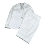 Neill Katter Completo 2 Pezzi Giacca-Pantalone Tinta Unita per Bambino 72219 BIANCO NEILL KATTER 