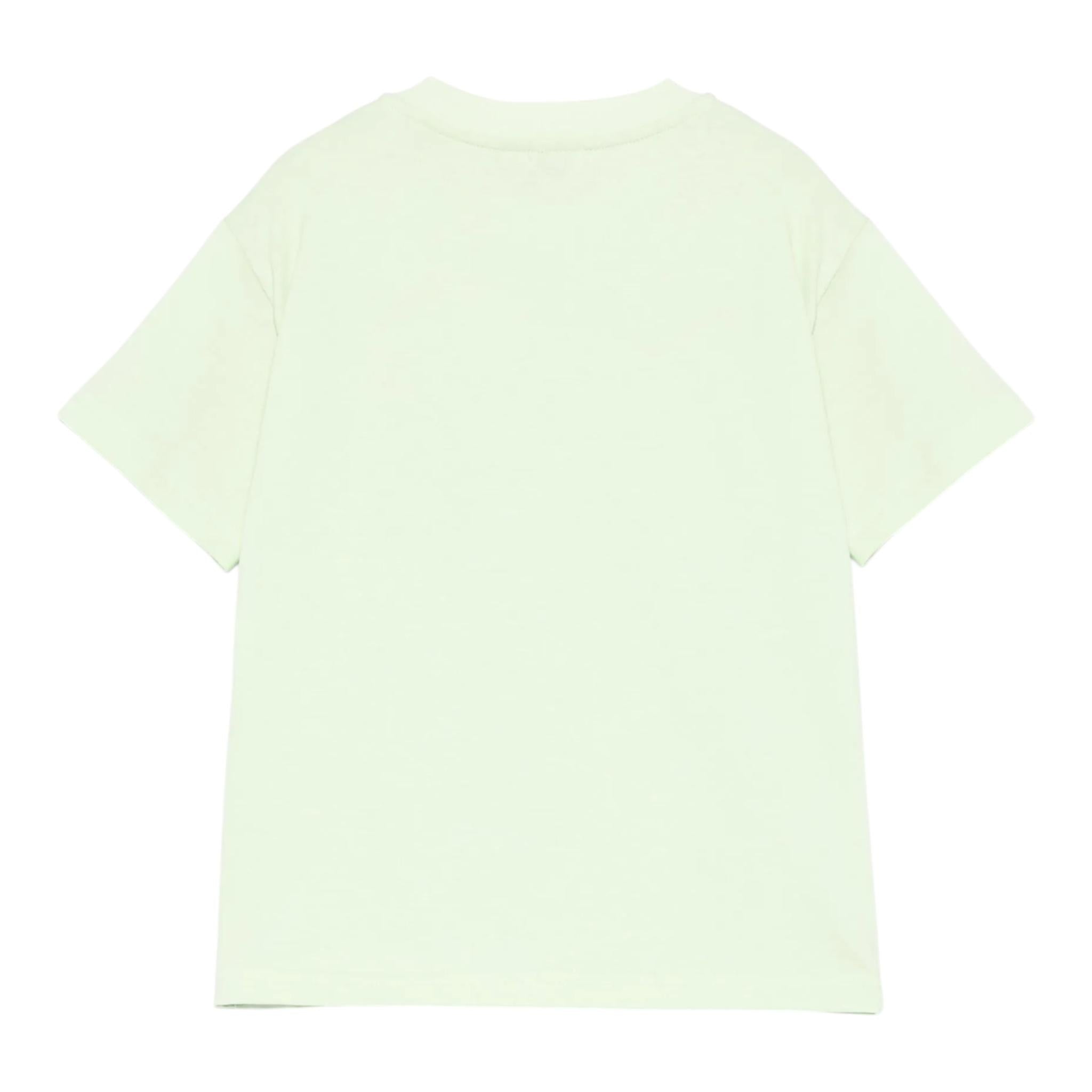 Il Gufo T-Shirt Girocollo Tinta Unita con Stampa per Neonato P25TS468MF001 VERDE IL GUFO 