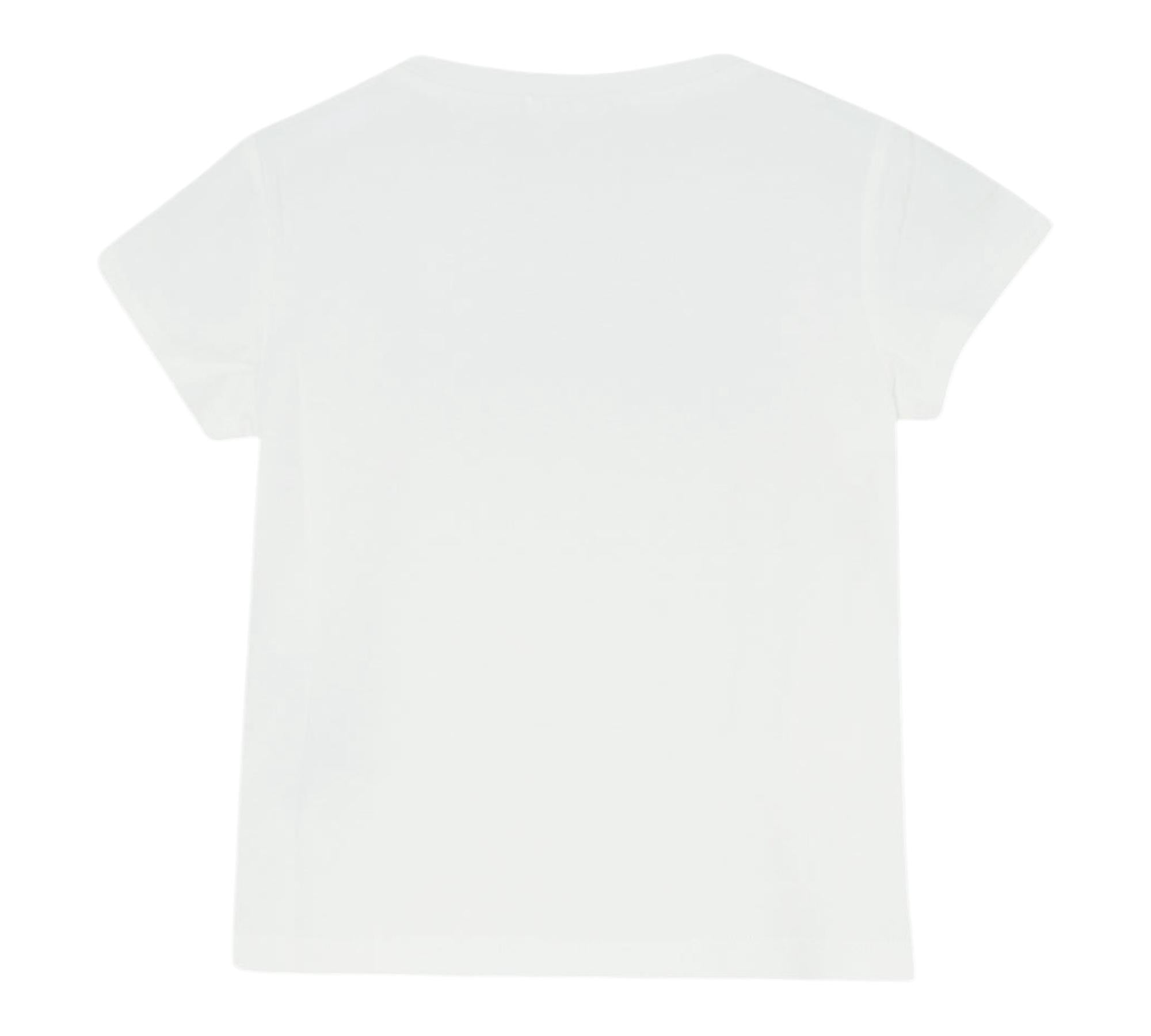 Liu Jo T-Shirt Tinta Unita con Brillantini per Neonata KA5095NXX BIANCO LIU JO 