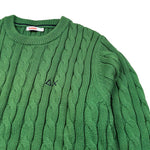 Sun68 Maglia Girocollo Tinta Unita con Logo per Bambino K35315 VERDE SUN68 